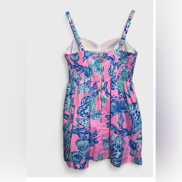 Lilly Pulitzer Barefoot Princess Dress Pink Pout Size 2 EUC - Picture 3 of 7